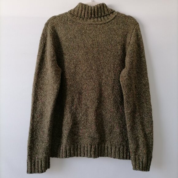 NWT Charter Club Womens Olive Green V-Neck Cozy Pullover Sweater Size X-Large - Picture 4 of 6